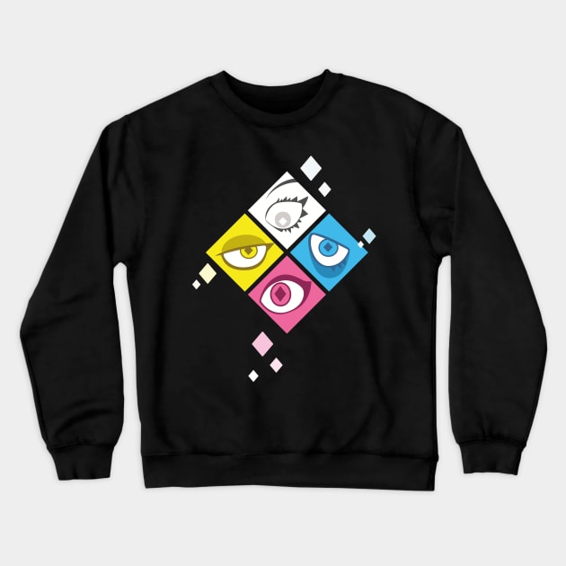 Diamond Eyes Crewneck Sweatshirt by LabRat